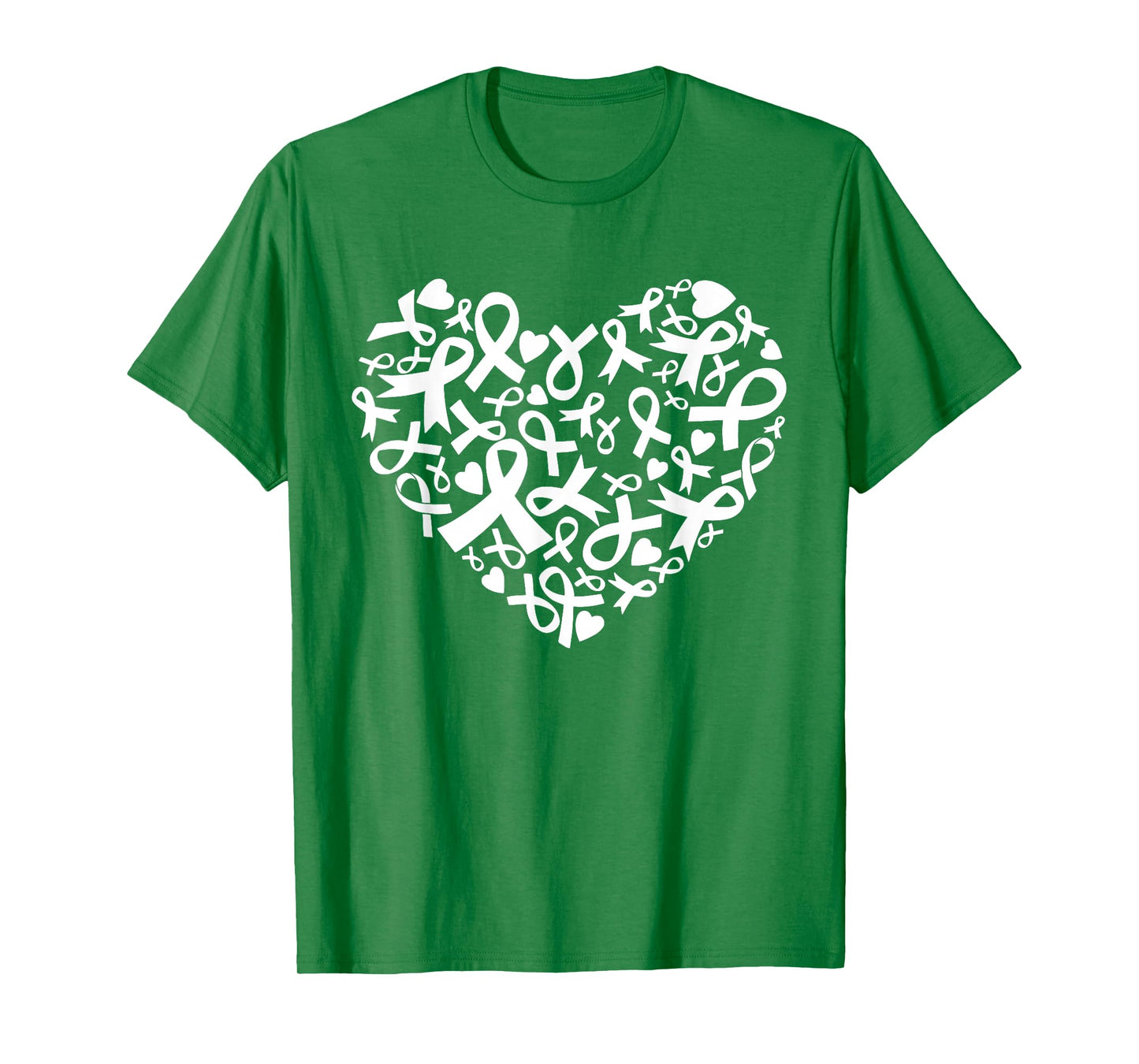 Womens Breast Cancer Awareness Heart Ribbon Pink Support T-Shirt