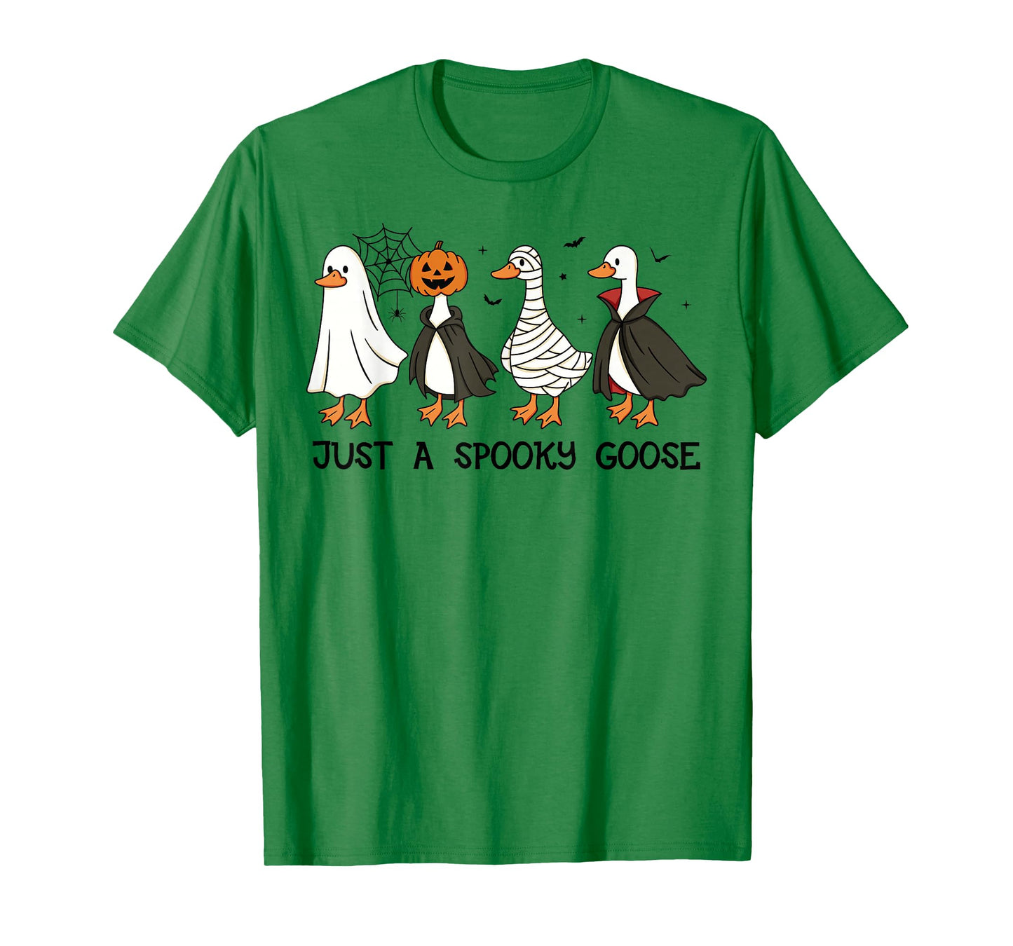 Just A Spooky Goose Halloween Silly Goose Funny Halloween T-Shirt
