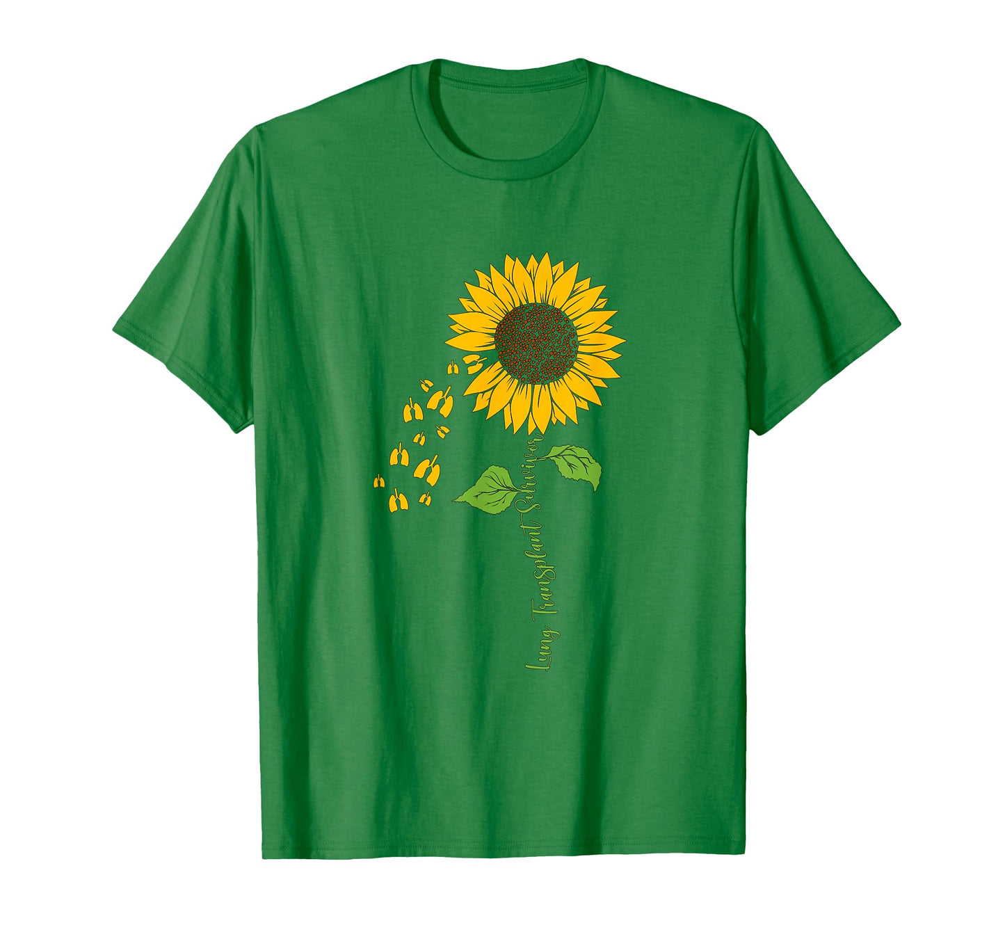 Lung Transplant Survivor Sunflower Lung Transplant Recovery T-Shirt