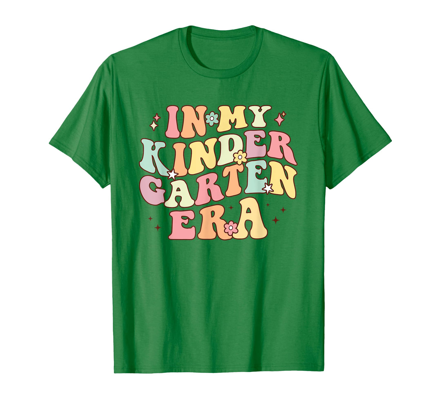 In My Kindergarten Era Retro Back To School Teacher Student T-Shirt