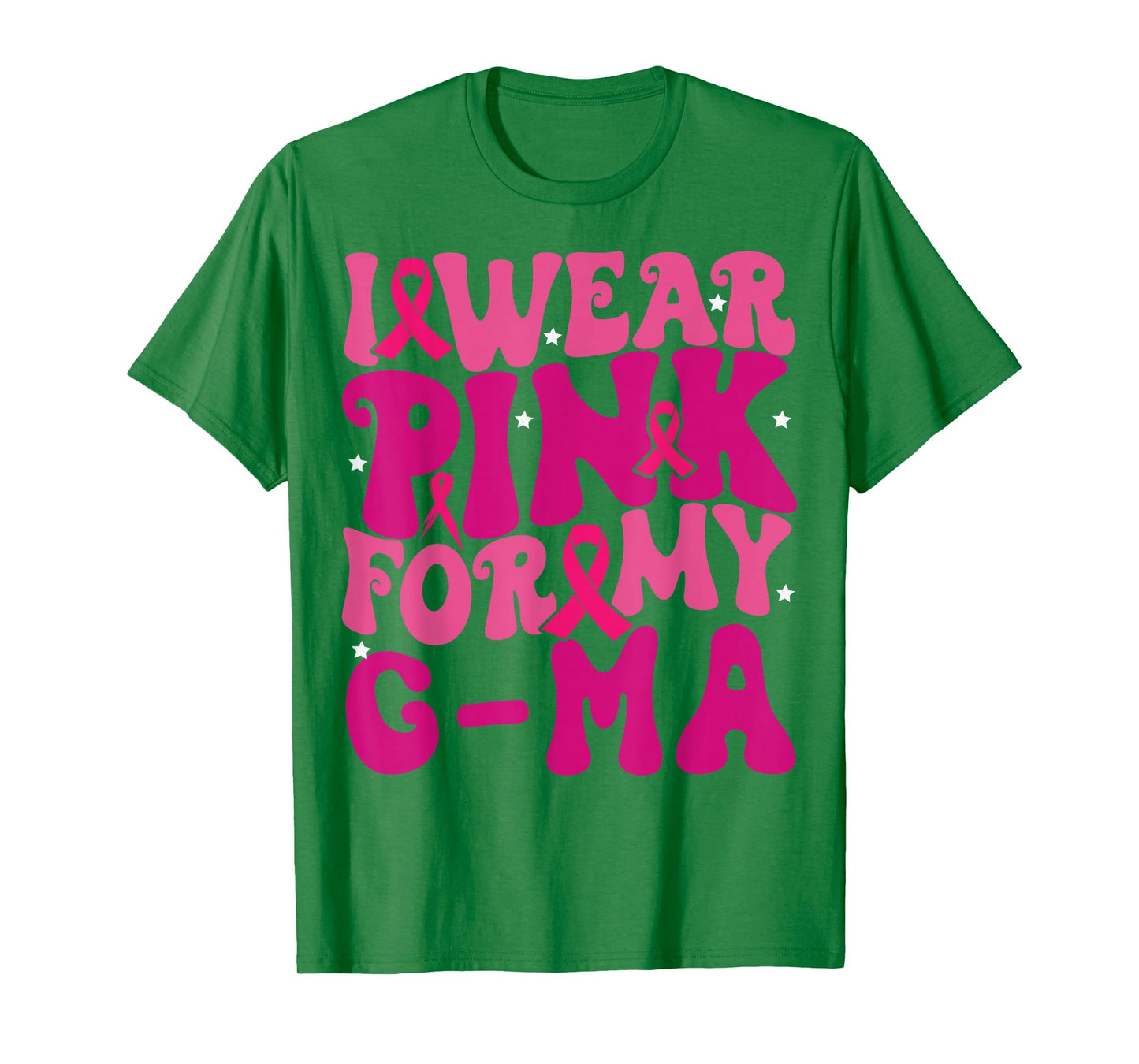 I Wear Pink for My G-ma Breast Cancer Awareness Kids T-Shirt