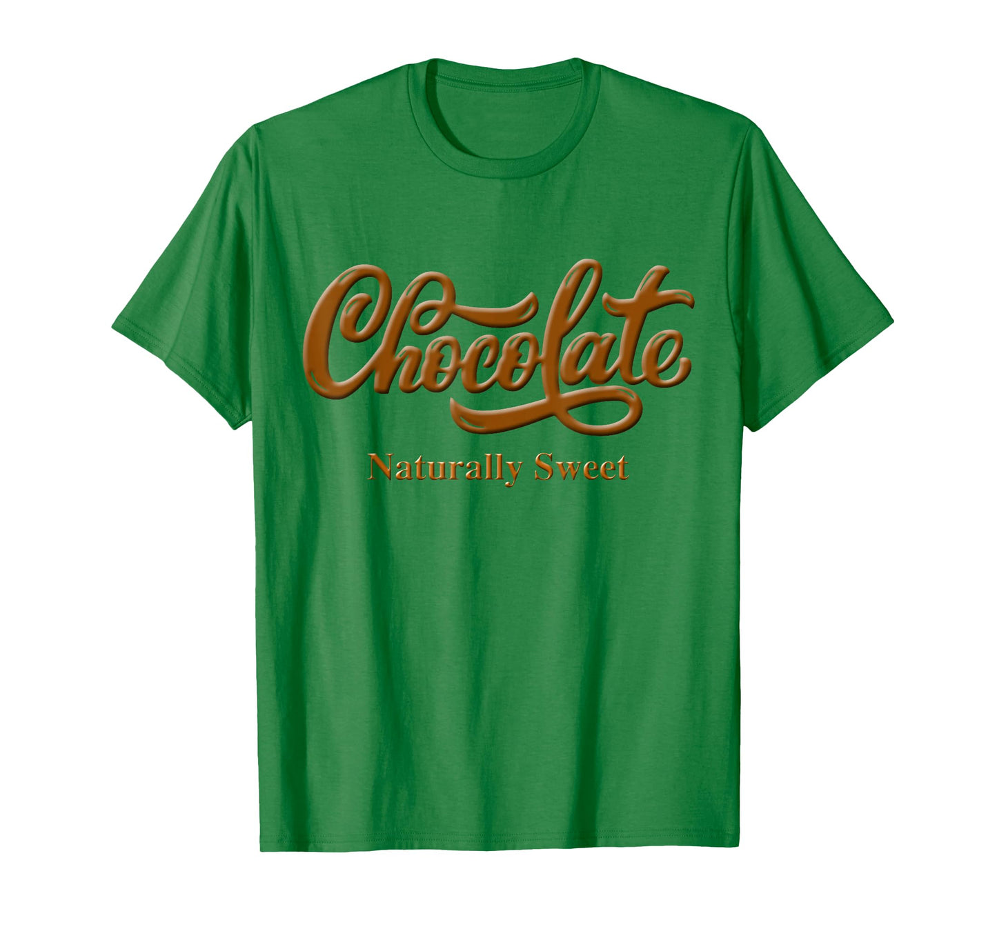 Chocolate Naturally Sweet Tee Proud-Black Woman T-Shirt
