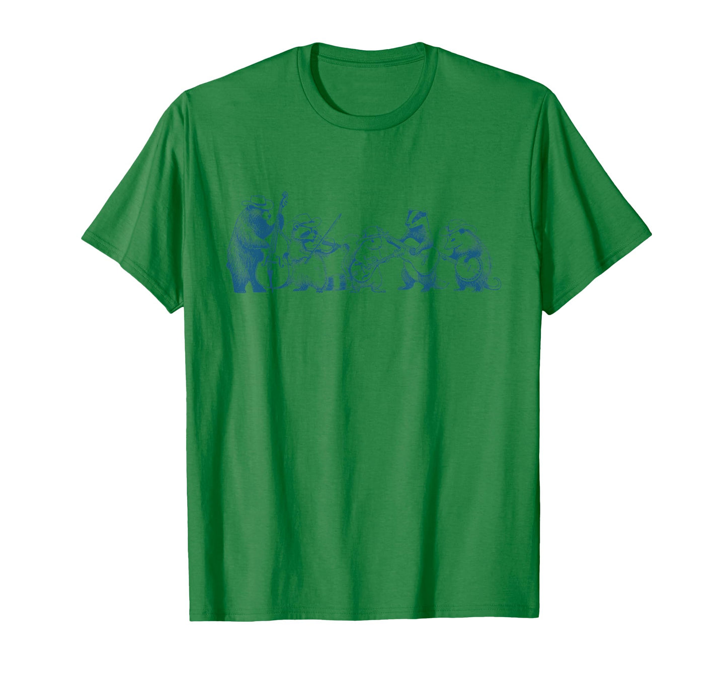 Funny Forest Animals Playing Instruments Vintage Cute Animal T-Shirt