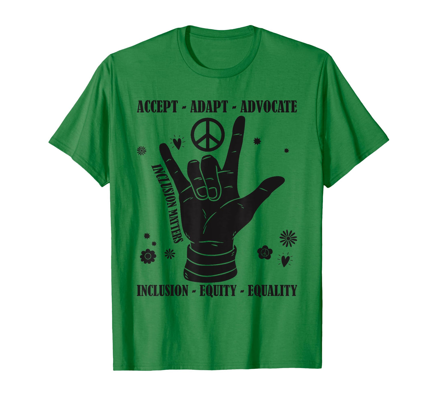 Inclusion Matters Autism Awareness Teacher Inspirational T-Shirt