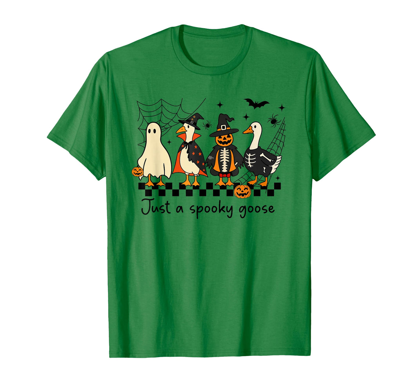 Just A Spooky Goose Halloween Silly Goose Funny Halloween T-Shirt