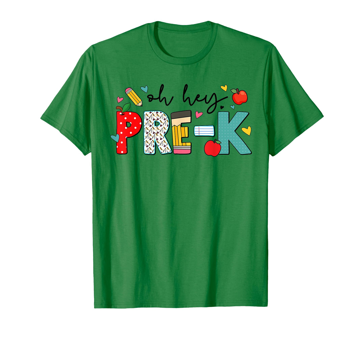 Oh Hey Pre K Preschool First Day Of School Back To School T-Shirt