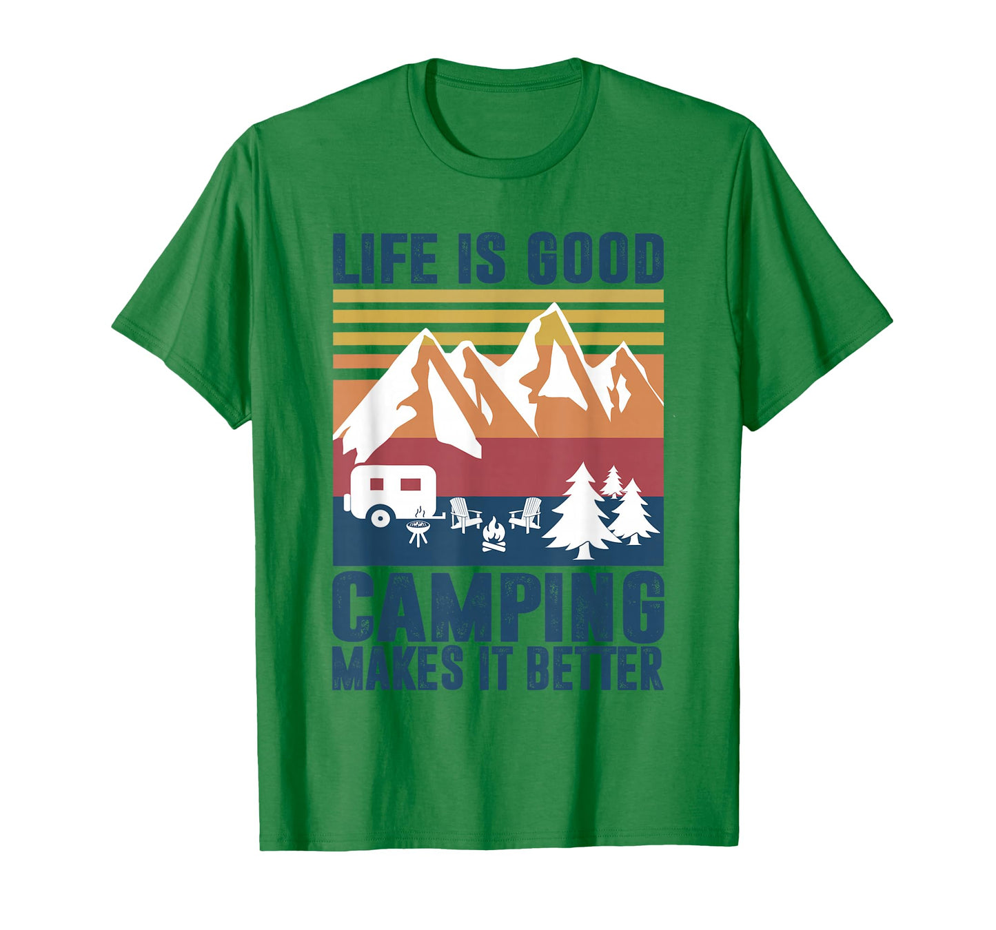 Camping gifts for Camper Men Women Camping Makes It Better T-Shirt