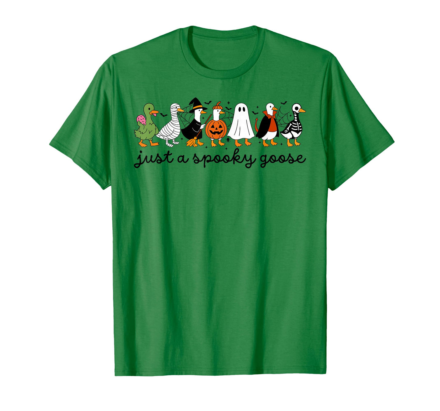 Just A Spooky Goose Halloween Silly Goose Funny Halloween T-Shirt