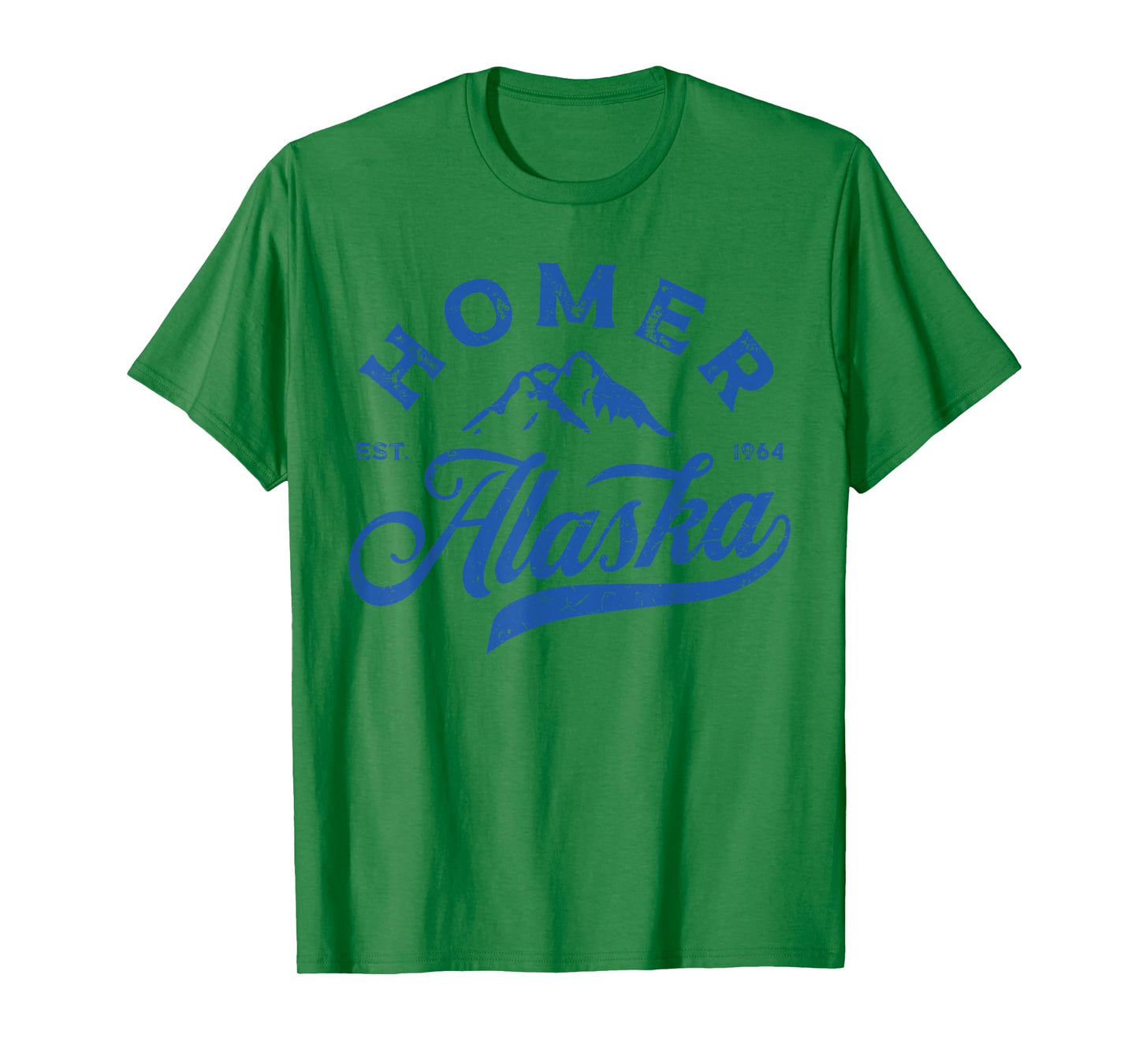 Vintage Homer Alaska AK Mountains Family Vacation Souvenir T-Shirt