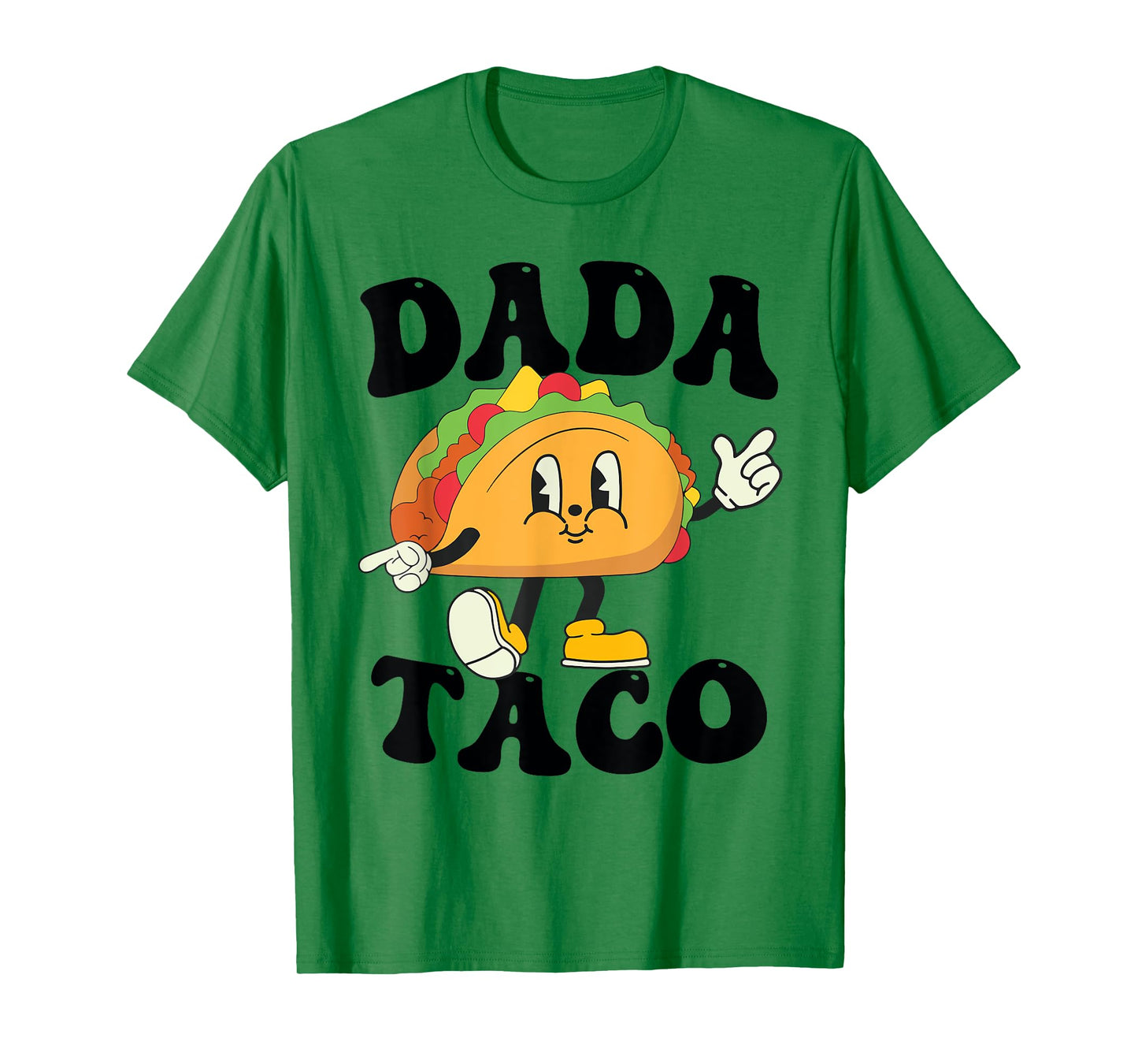 Dada of the Birthday Boy Girl Taco Mexican Birthday Family T-Shirt