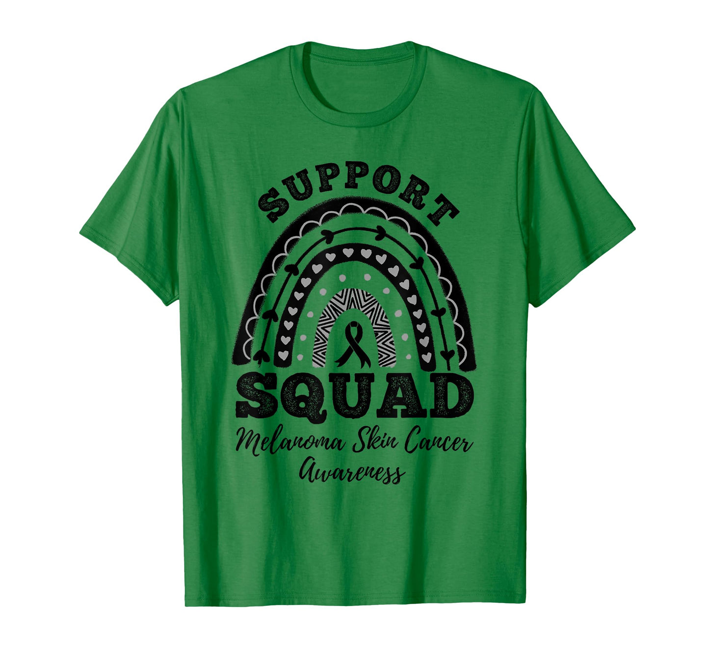 Support Squad Melanoma Skin Cancer Awareness T-Shirt