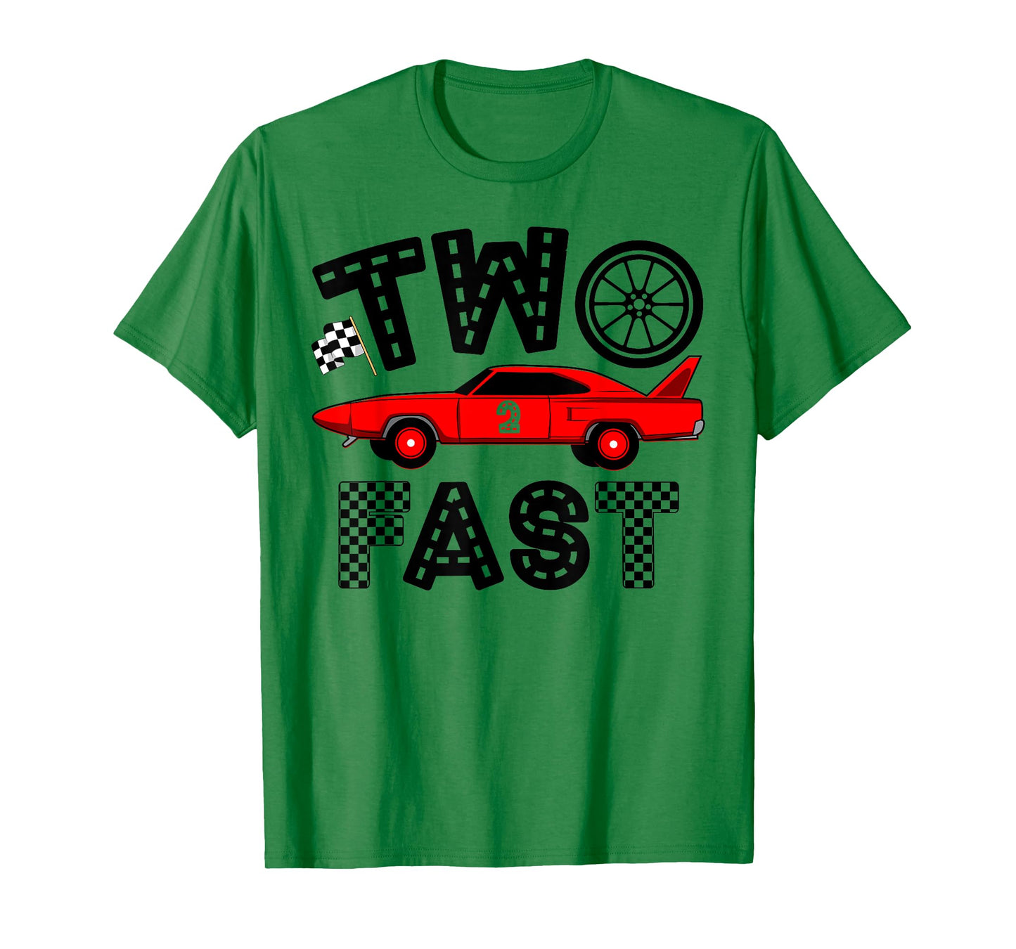 Two Fast 2 Curious Birthday 2 Years Old B-day Funny T-Shirt