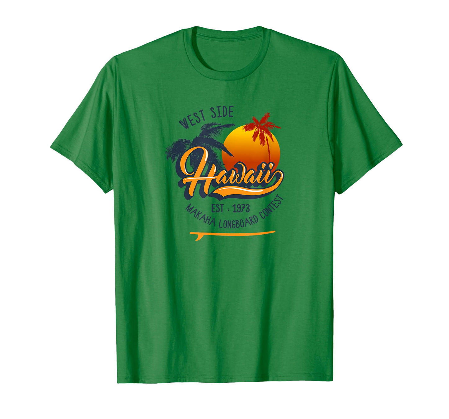 Hawaii Makaha Beach Longboard Contest T-Shirt for Men Women Kids