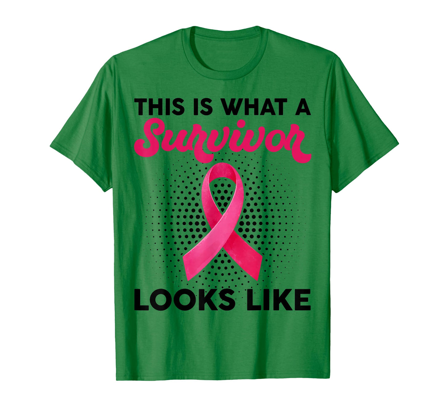 What A Survivor Looks Like Breast Cancer Awareness T-Shirt