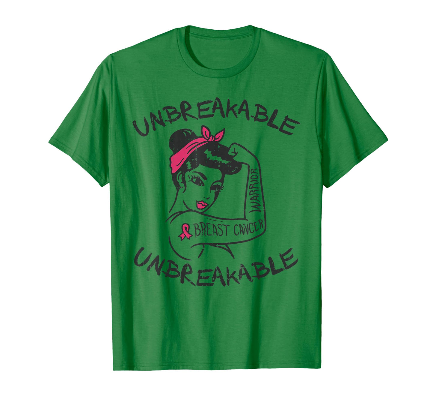 Rosie Unbreakable Pink Breast Cancer Warrior Survivor Gift T-Shirt