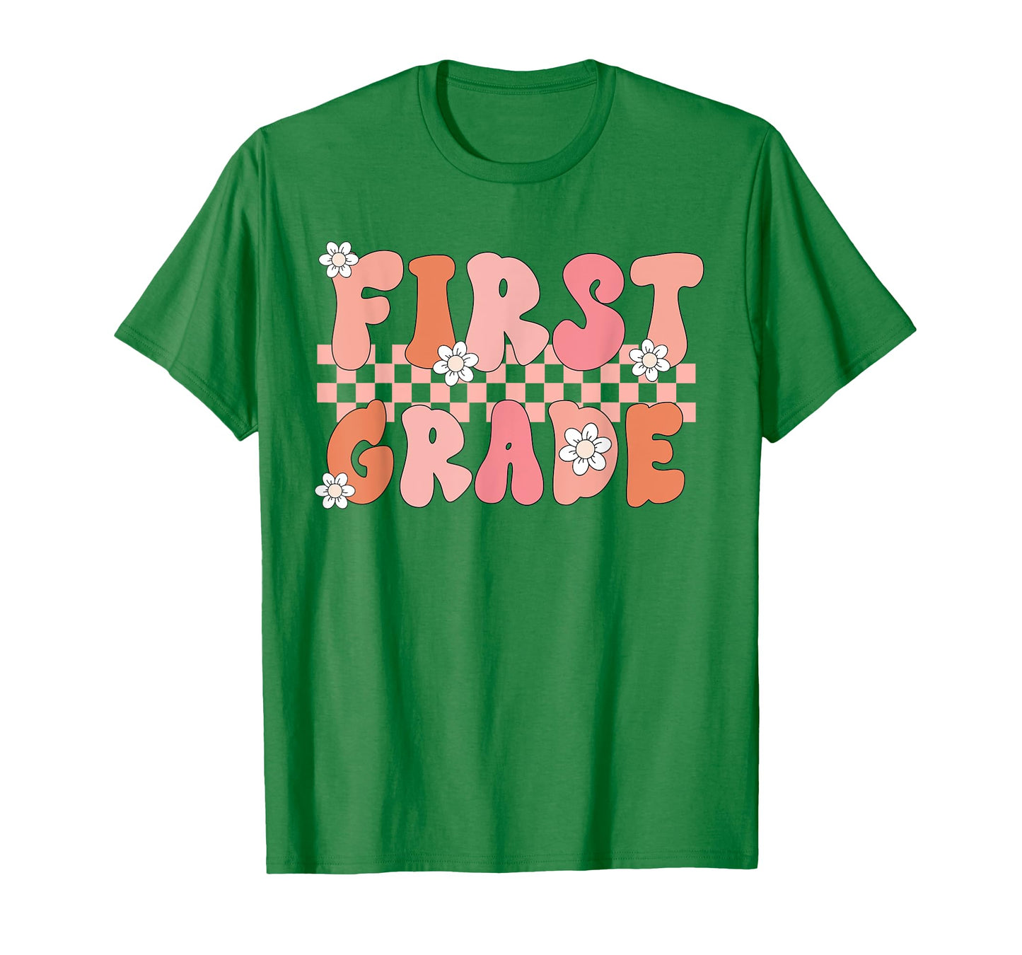 First Grade Teacher Retro Vintage 1st Grade Teacher Team T-Shirt for Men Women Girls Kids