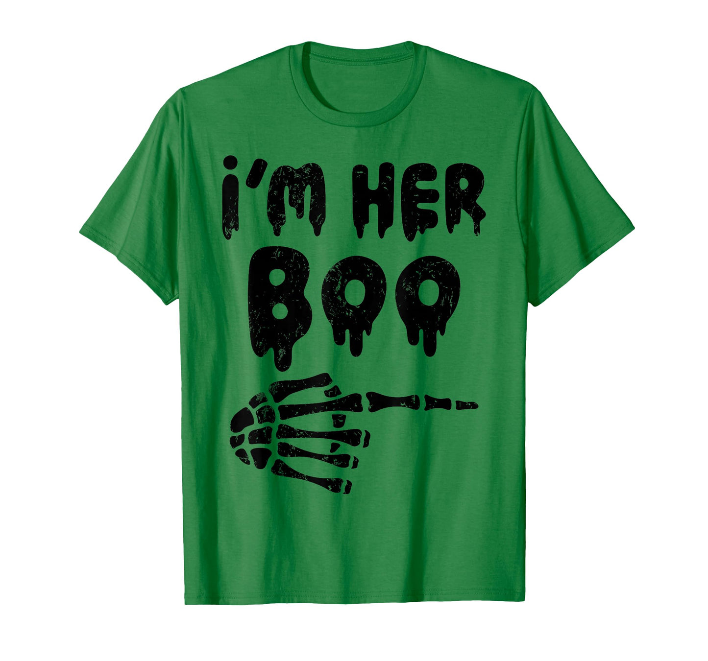I’m Her Boo I’m His Ghoul Funny Halloween Matching Couples T-Shirt