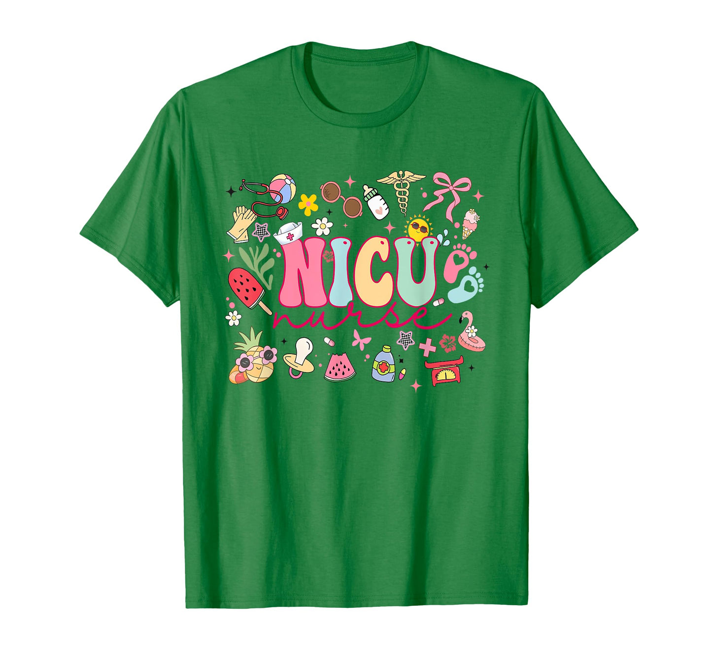 NICU Nurse Summer Neonatal Intensive Care Unit Graduation T-Shirt