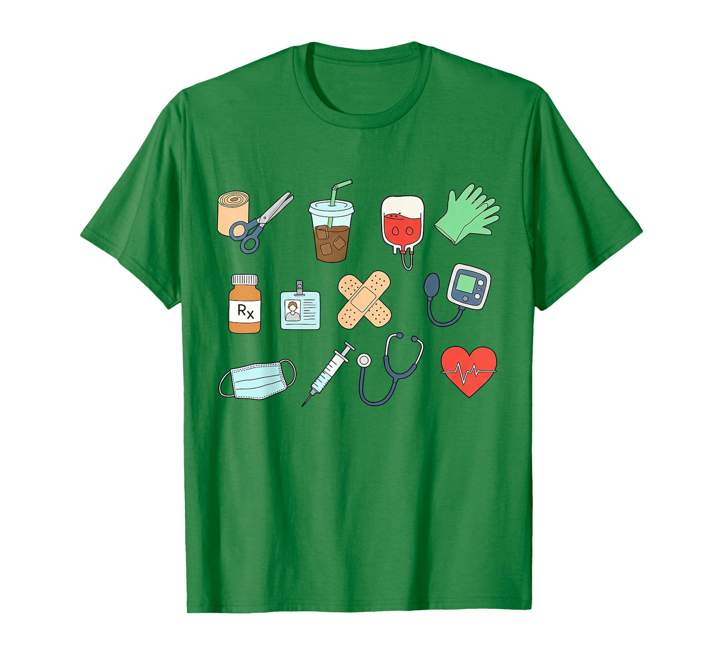 Registered Nurse Stethoscope Medical Healthcare Worker Women T-Shirt