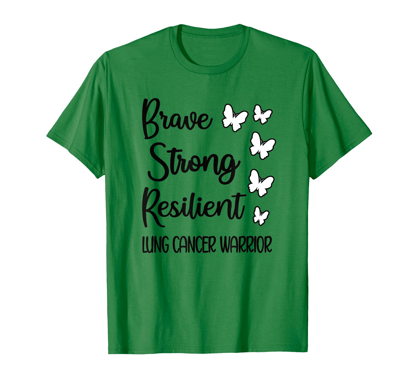 Lung Cancer Warrior White Ribbon Lung Cancer Fighter T-Shirt