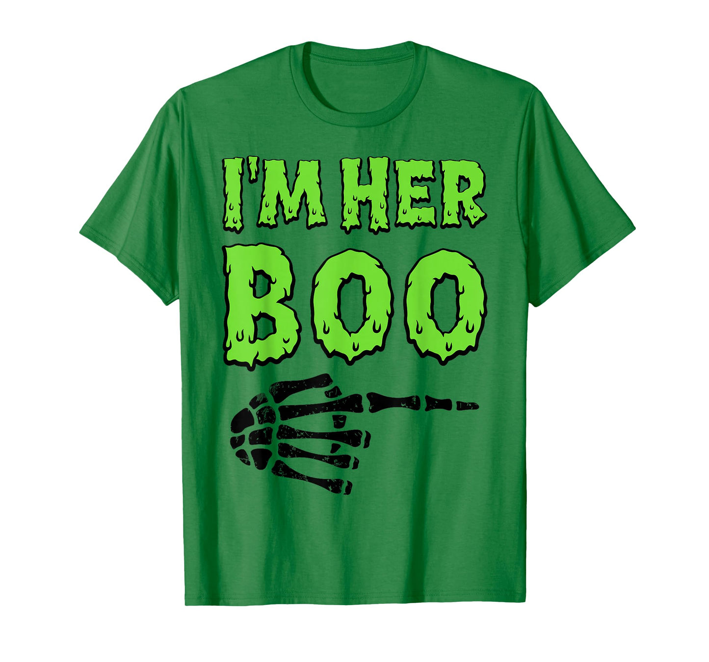 I’m Her Boo I’m His Ghoul Halloween Couples Matching Costume T-Shirt