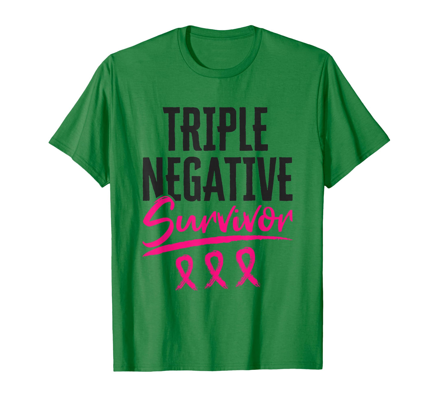 Triple Negative Survivor TNBC Breast Cancer Awareness T-Shirt