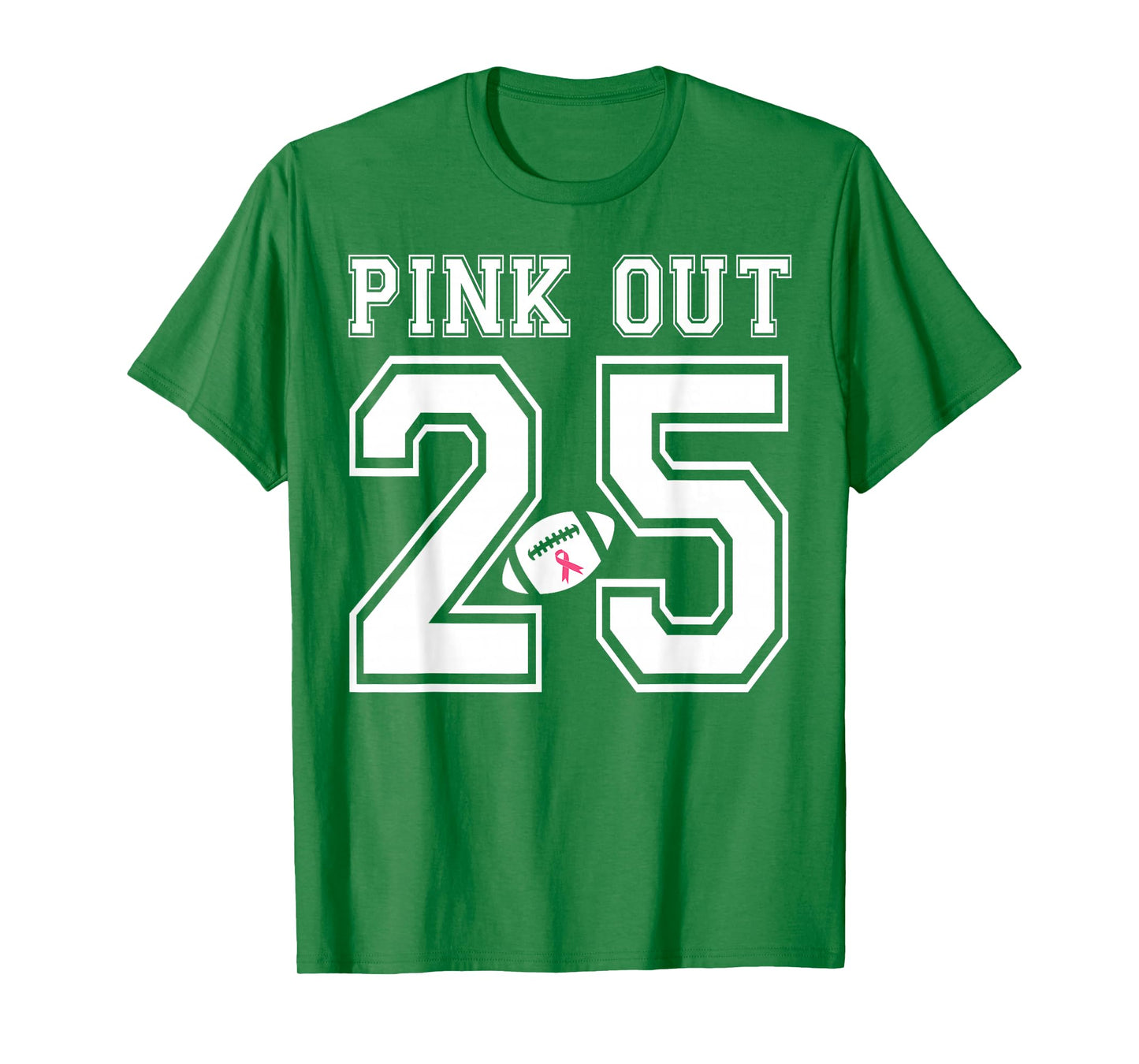 2025 Pink Out Football Team Breast Cancer Awareness Month T-Shirt