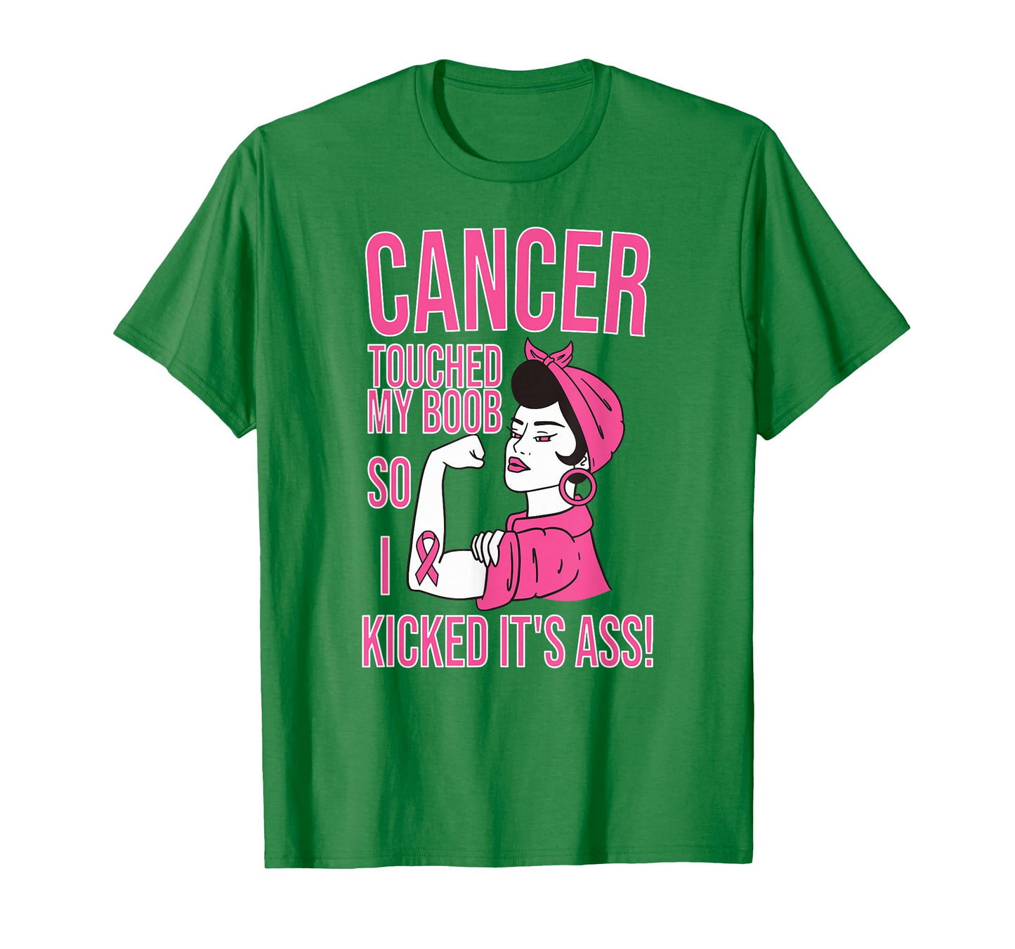Cancer Touched My Boob So I Kicked Its Breast Cancer T-Shirt