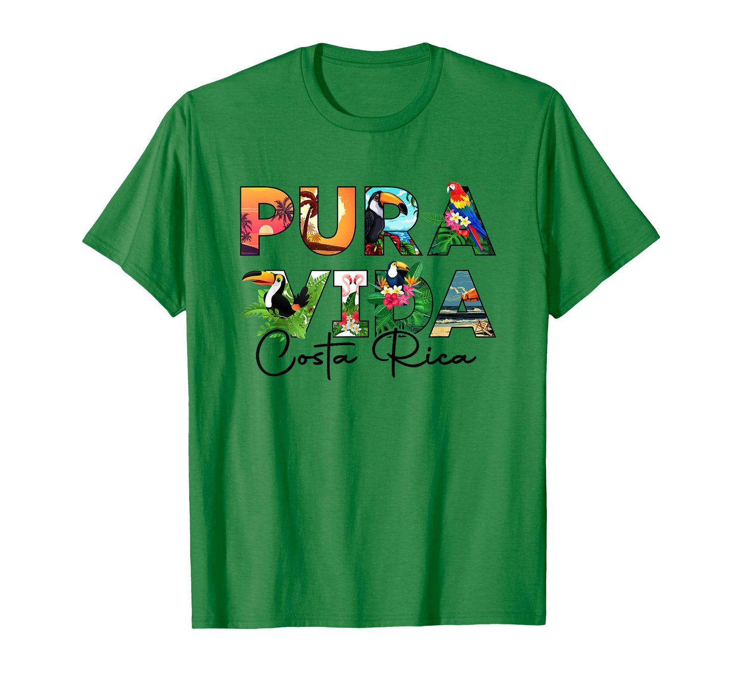 Pura Vida Beach Costa Rica Family Vacation Nature Tropical T-Shirt