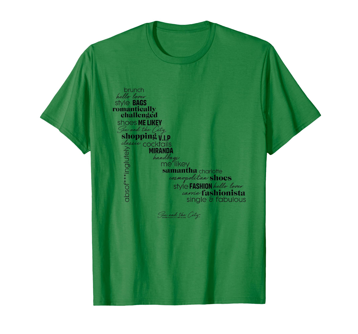 Sex and the City Fabulous Shoe Fashionista T-Shirt