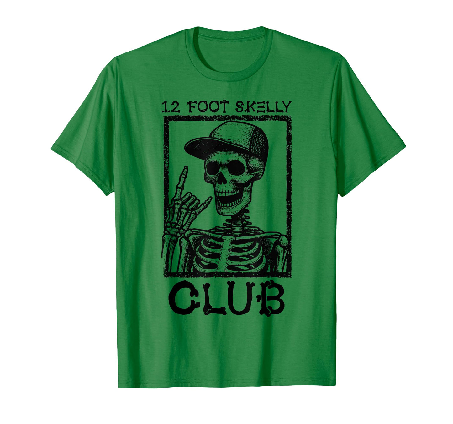 12 Foot Skelly Club - Halloween T-Shirt