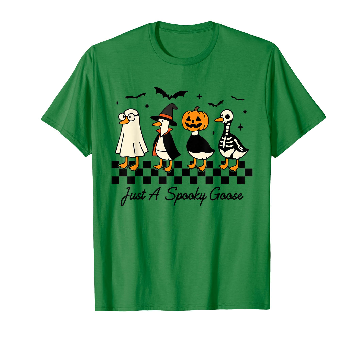 Just A Spooky Goose Halloween Funny Halloween T-Shirt