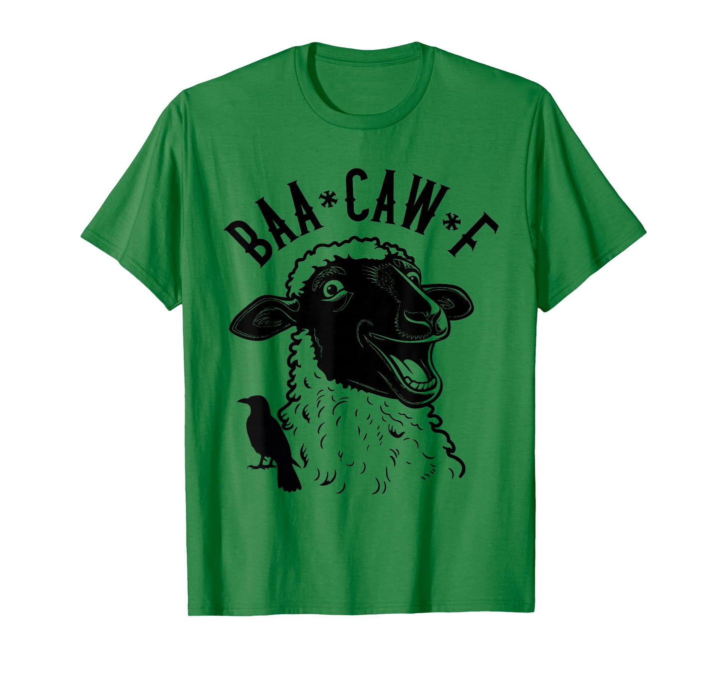 Sheep Baa + Crow Caw Back Off Pun Funny Tee for Introverts T-Shirt