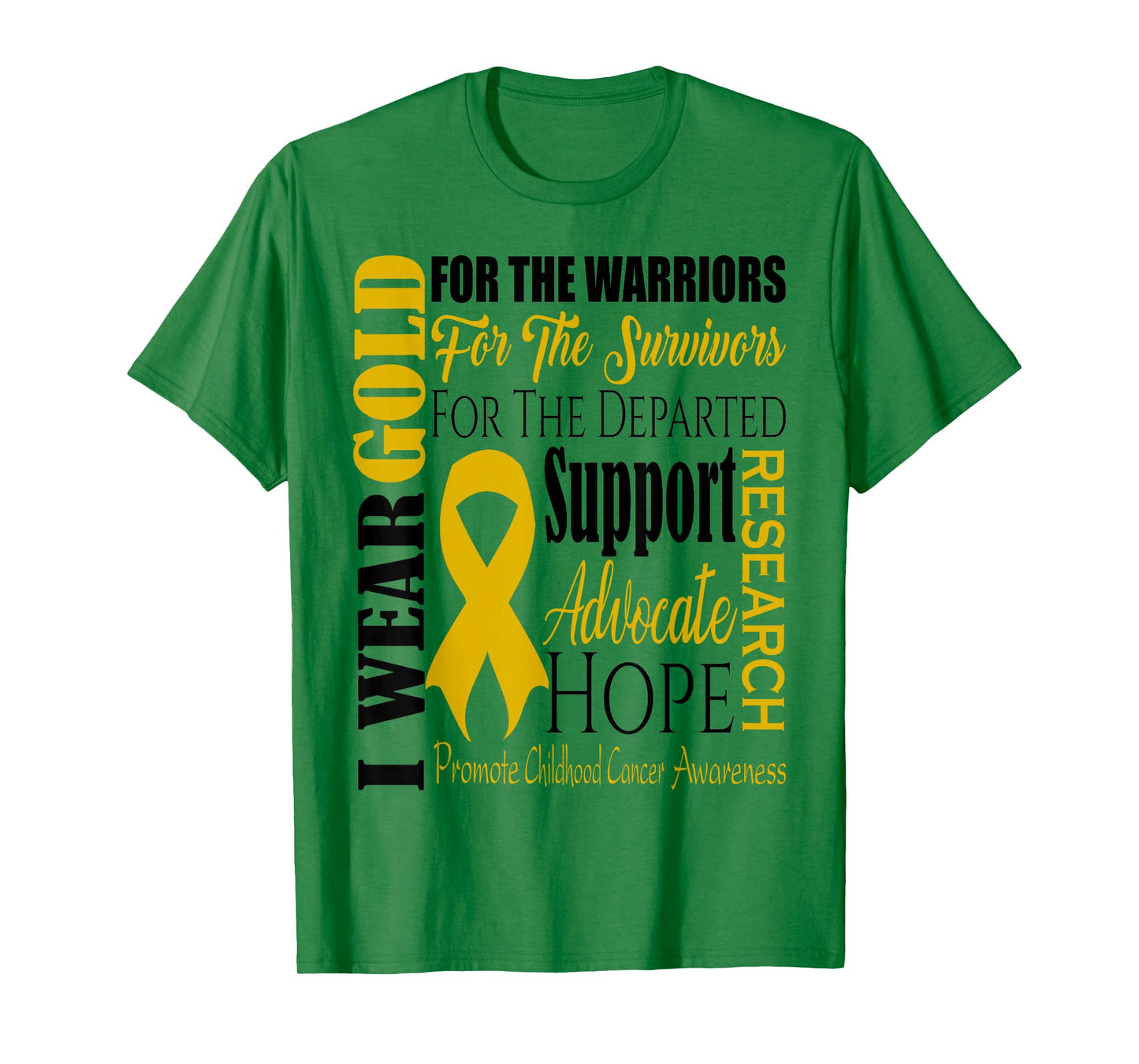 Childhood Cancer Awareness T Shirt Gold for a Child Fight T-Shirt