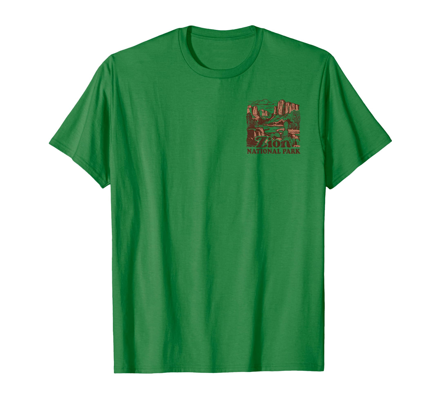 Zion National Park Front and Back T-Shirt