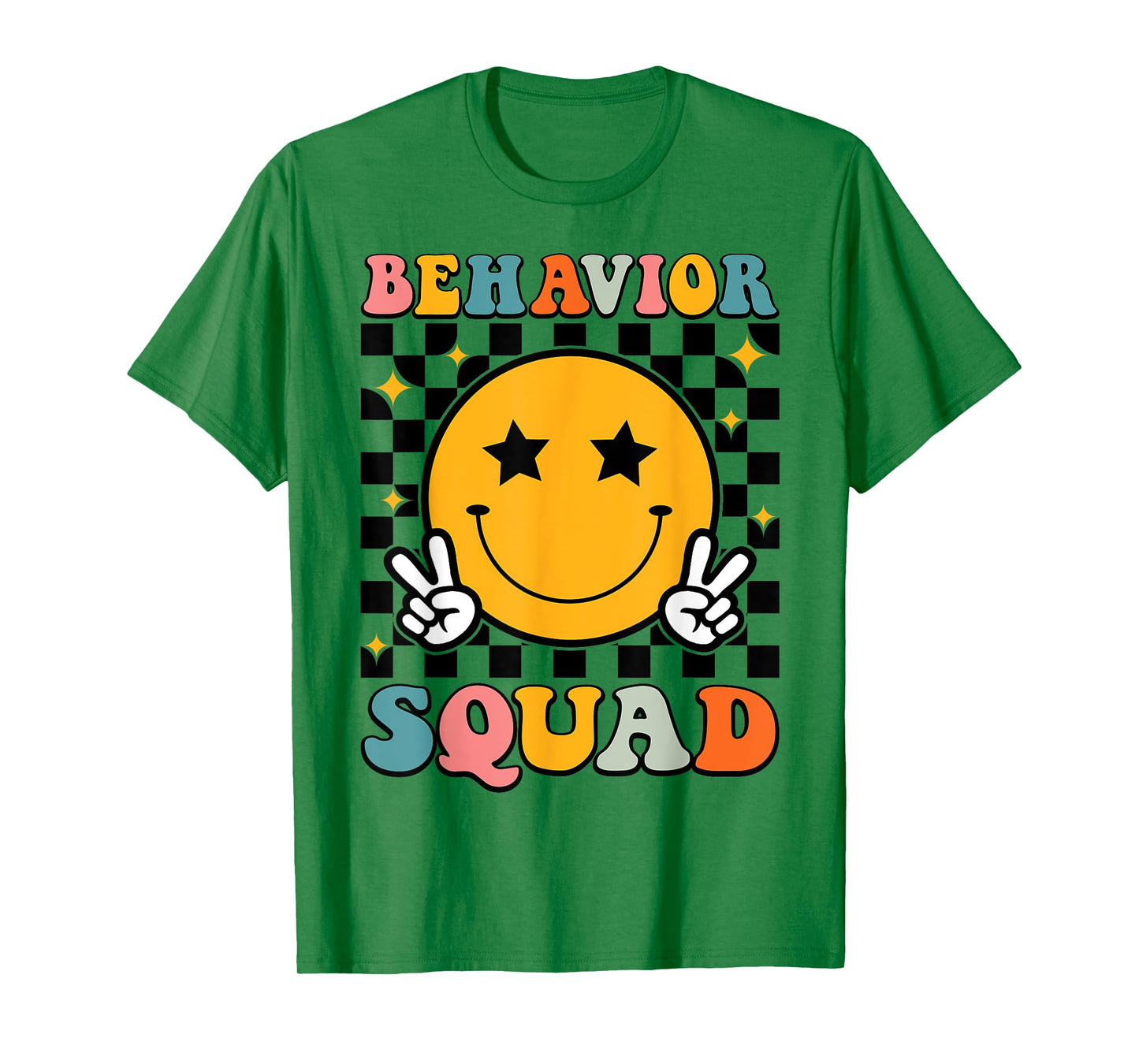 Behavior Squad Specialist Analyst Behavior Teacher Retro T-Shirt