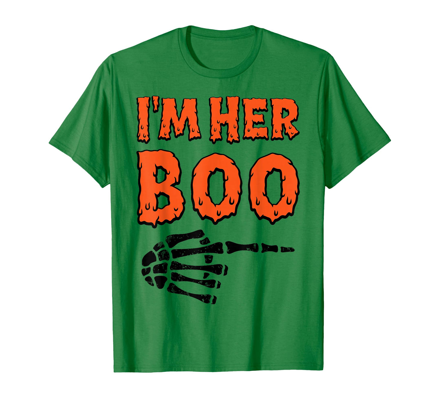 I’m Her Boo I’m His Ghoul Halloween Couples Matching Costume T-Shirt
