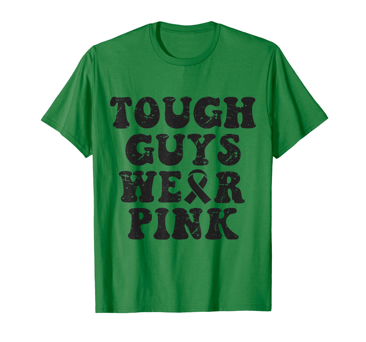 Tough Guys Wear Pink Funny Breast Cancer Awareness Men Kids T-Shirt
