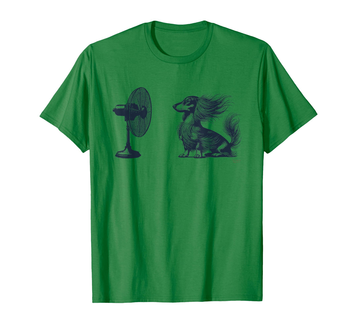 Long-Haired Dachshund Fan Club Funny Dog Wienerdog Breeze T-Shirt