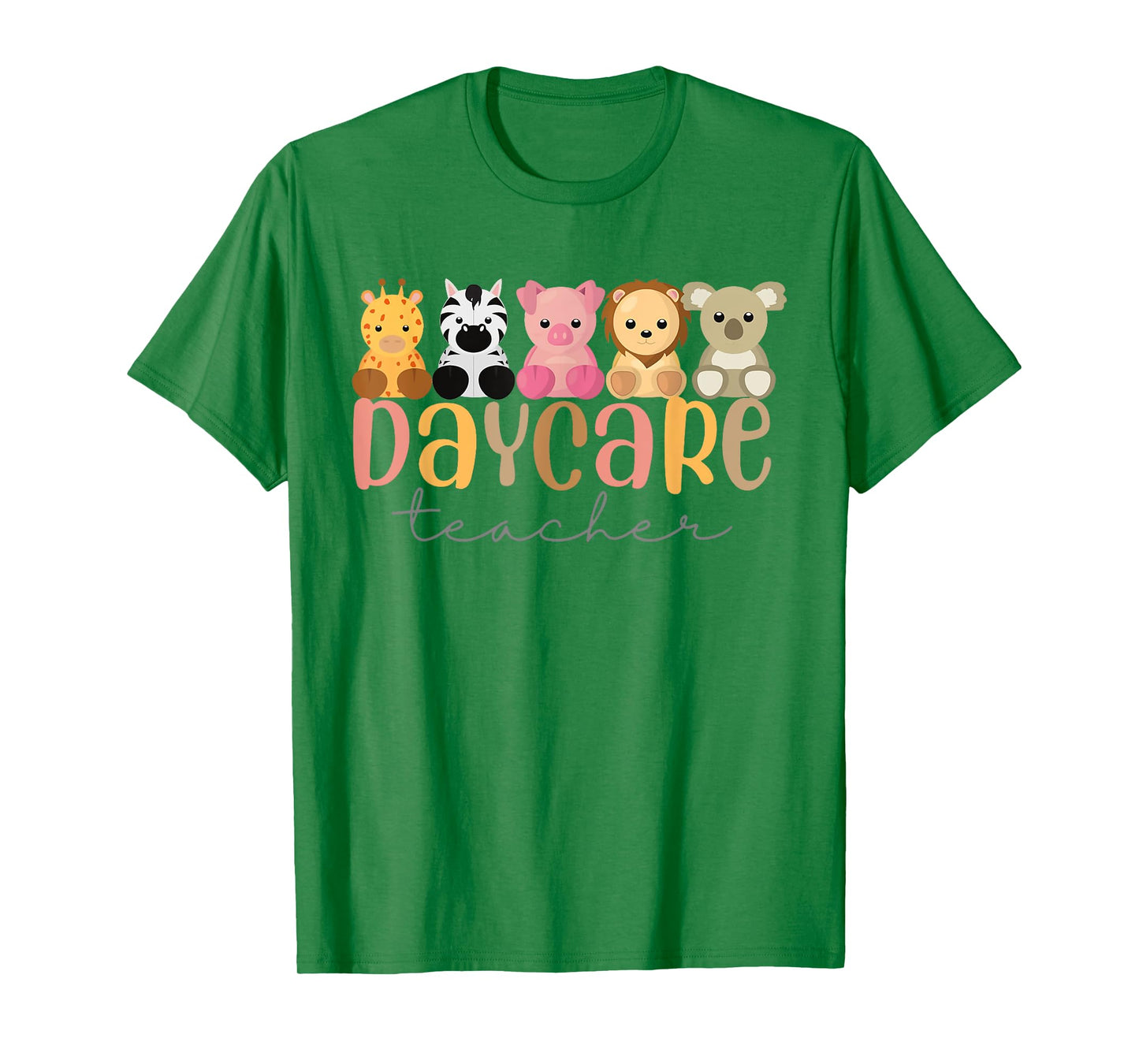 Daycare Teacher Animals Daycare Provider Back To School T-Shirt