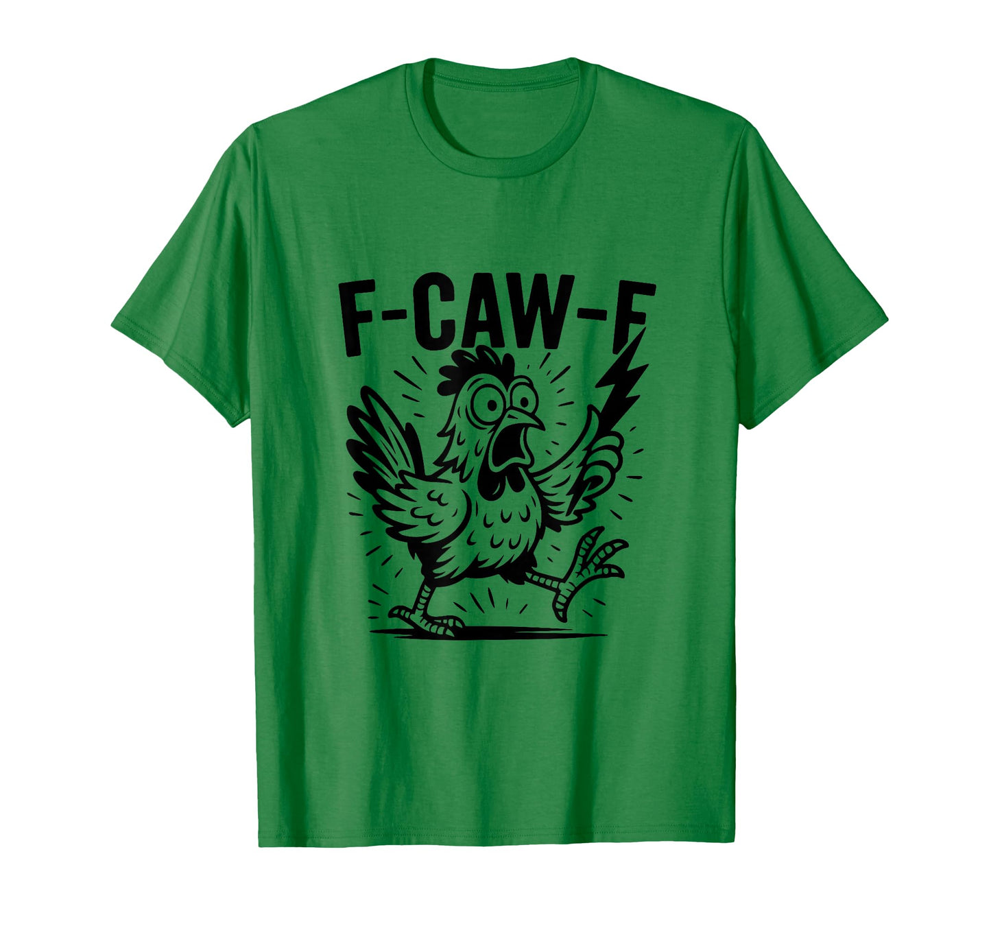 Quote Rooster Meme F-Caw-F Funny Chicken Humor Gifts T-Shirt