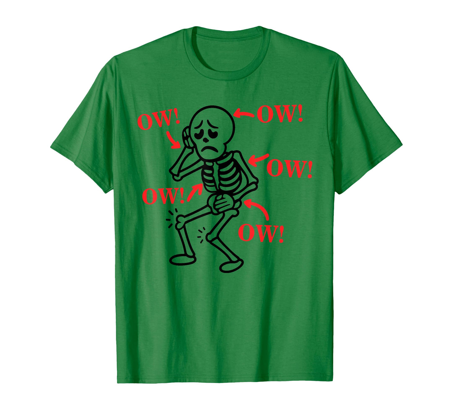 Ow Ow Ow Ow Ow Ow Ow Character Meme Funny Chronic Pain T-Shirt
