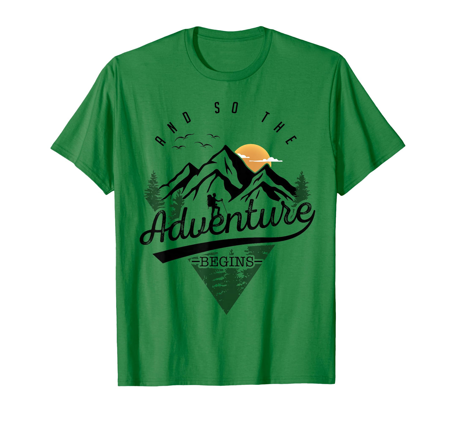 And So The Adventure Begins Adventure Camping Hiking Lover T-Shirt