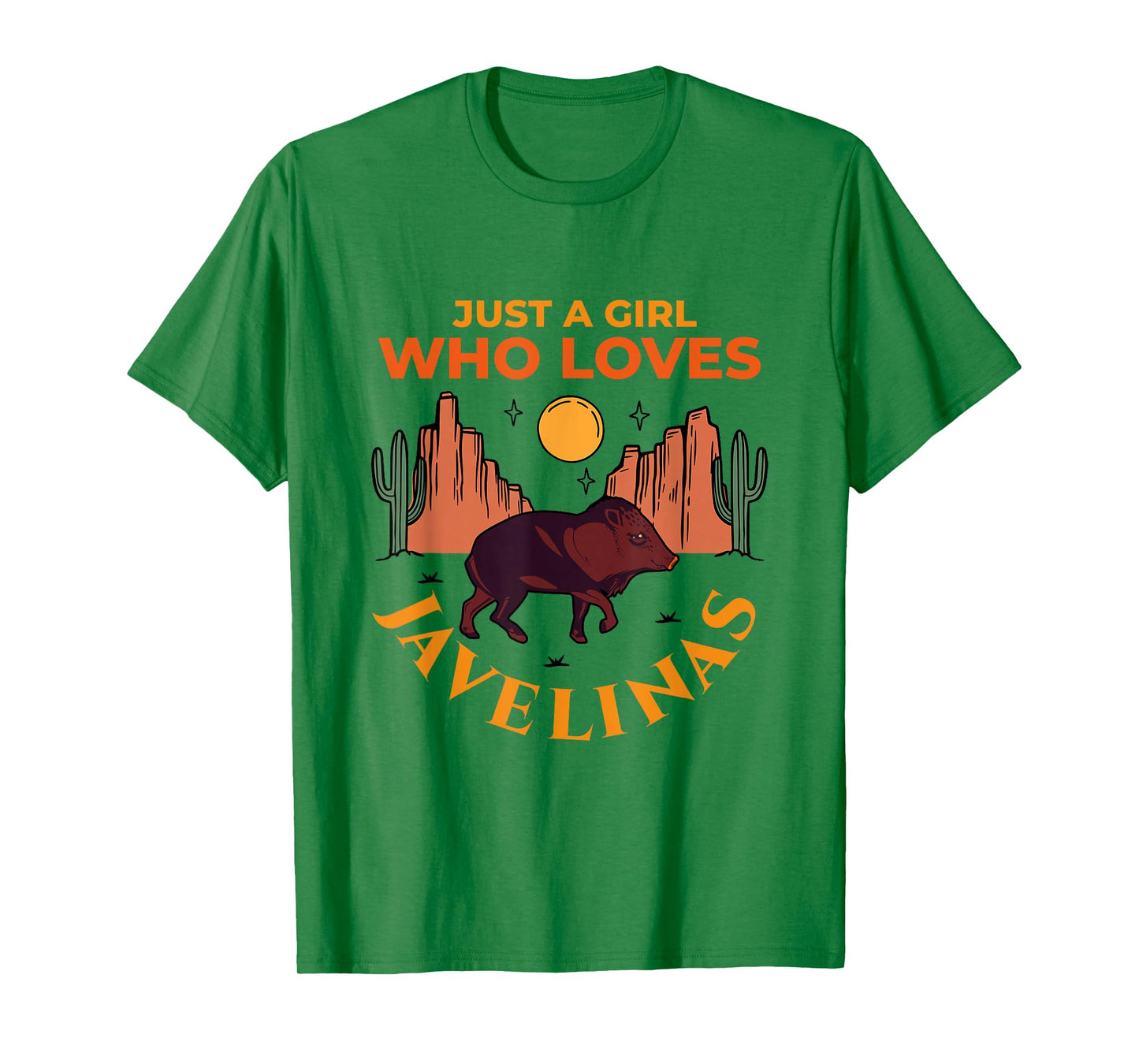 Just A Girl Who Loves Javelinas Desert Animal Lover T-Shirt