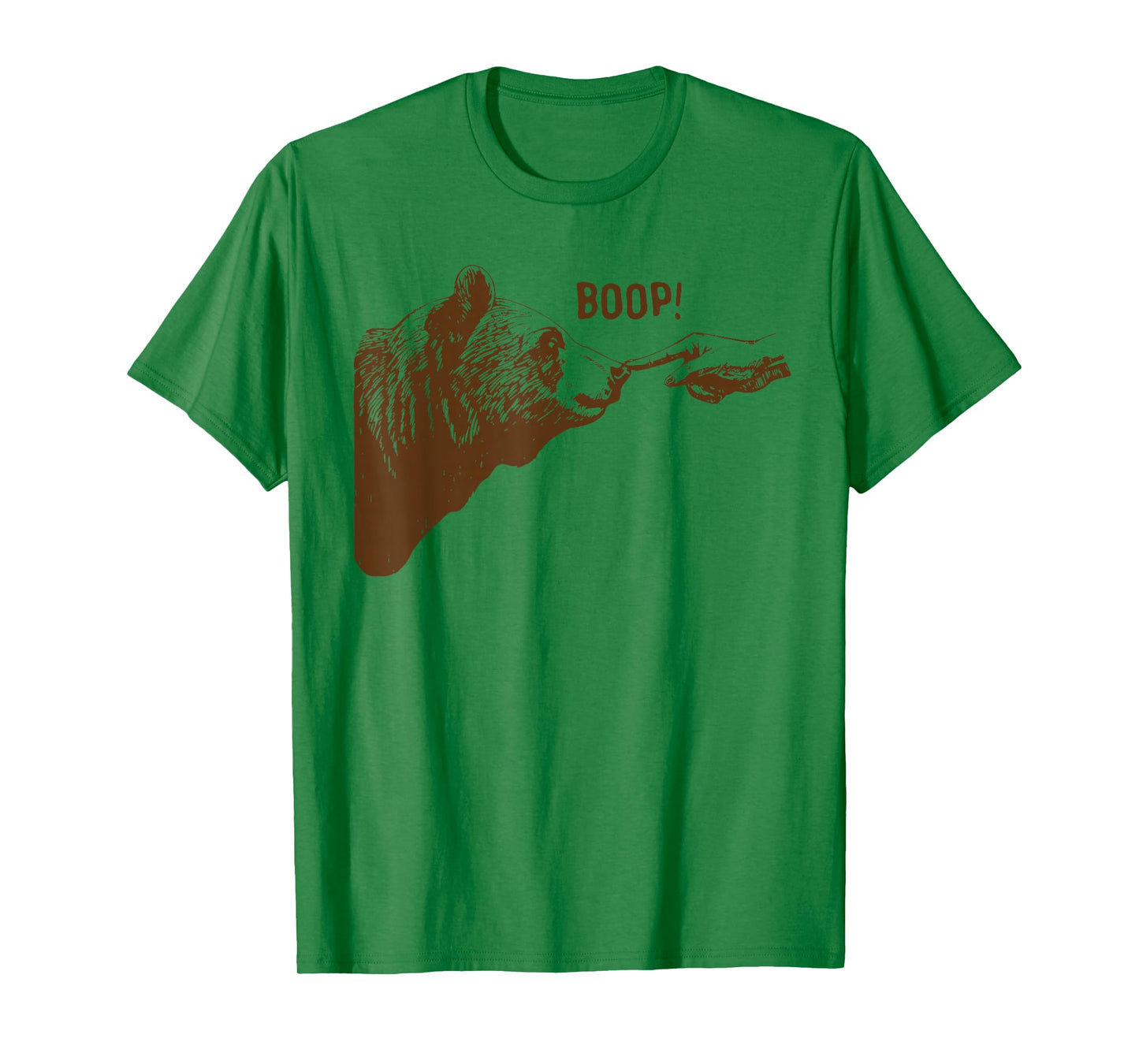 Boop Bear Funny Wildlife Animal Nose Touch T-Shirt