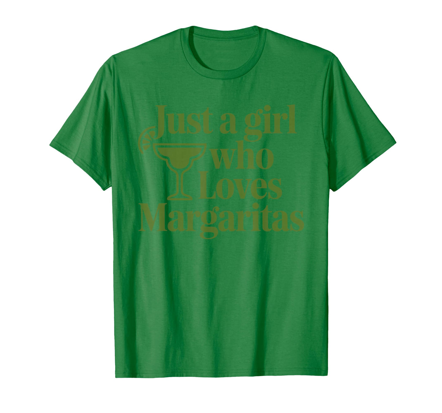 Just A Girl Who Loves Margaritas Funny Summer Vacation T-Shirt