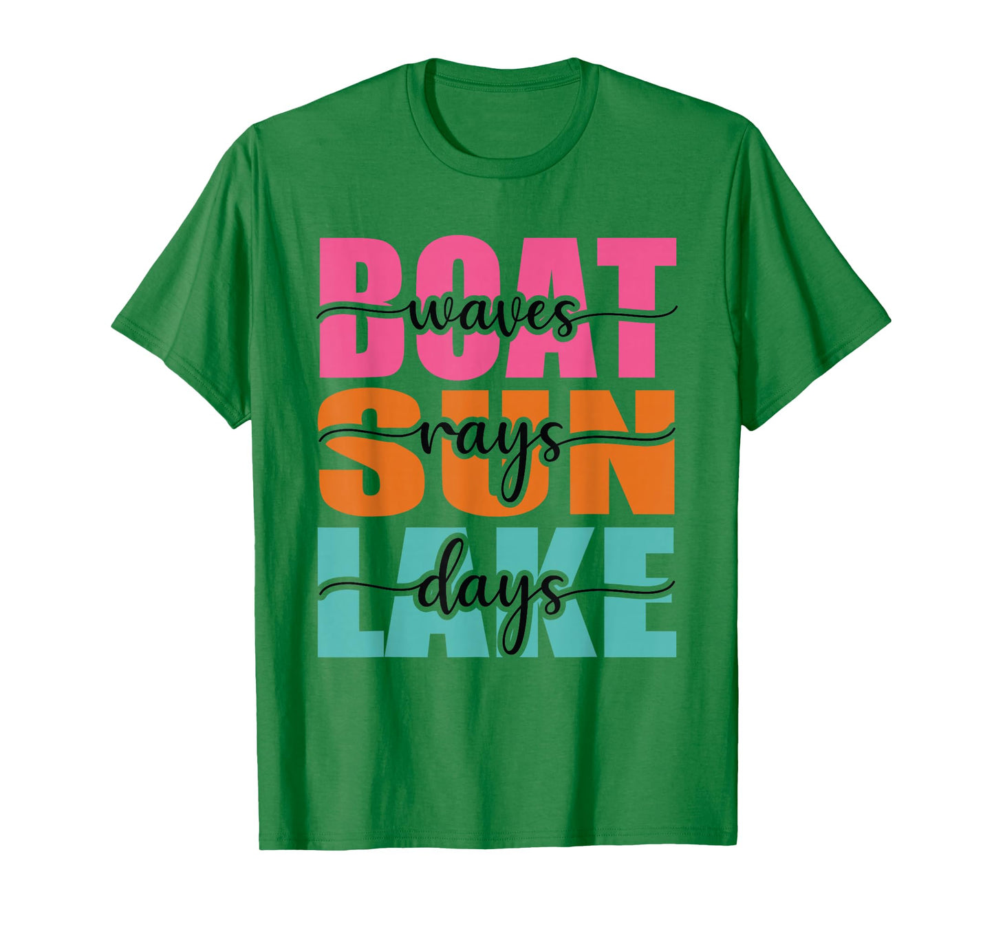 Lake Life Boating Adventures & Mountain Wilderness T-Shirt
