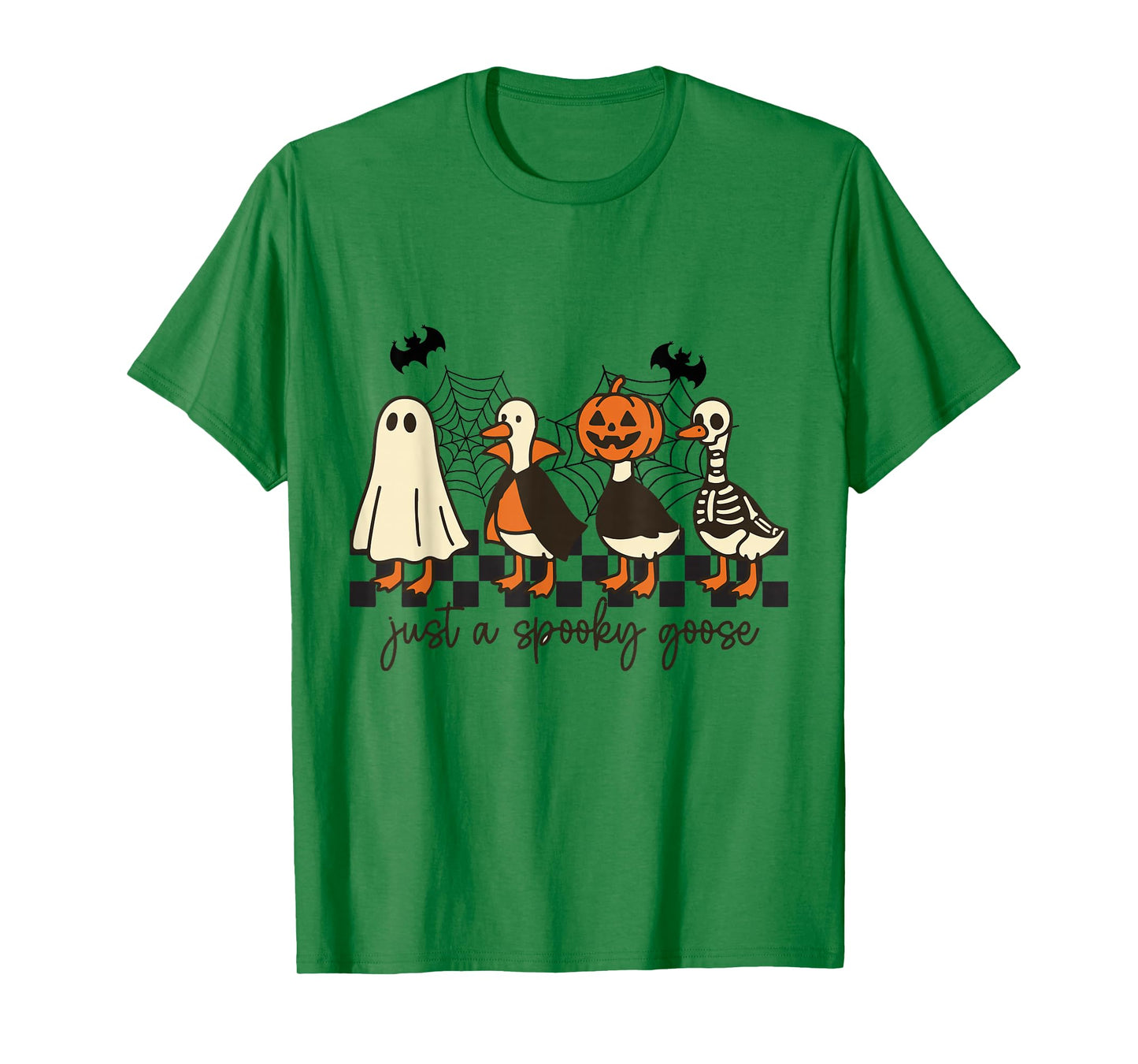 Just A Spooky Goose Halloween Silly Goose Funny Halloween T-Shirt