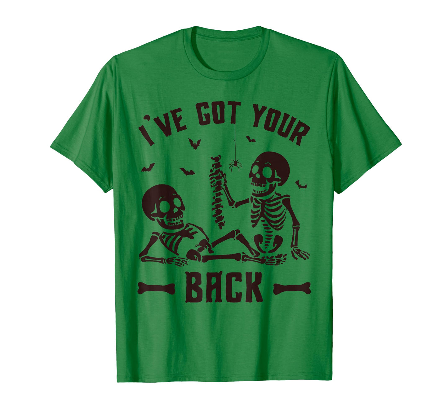 Spooky Skeleton Spine Halloween I’ve Got Your Back Fun Humor T-Shirt