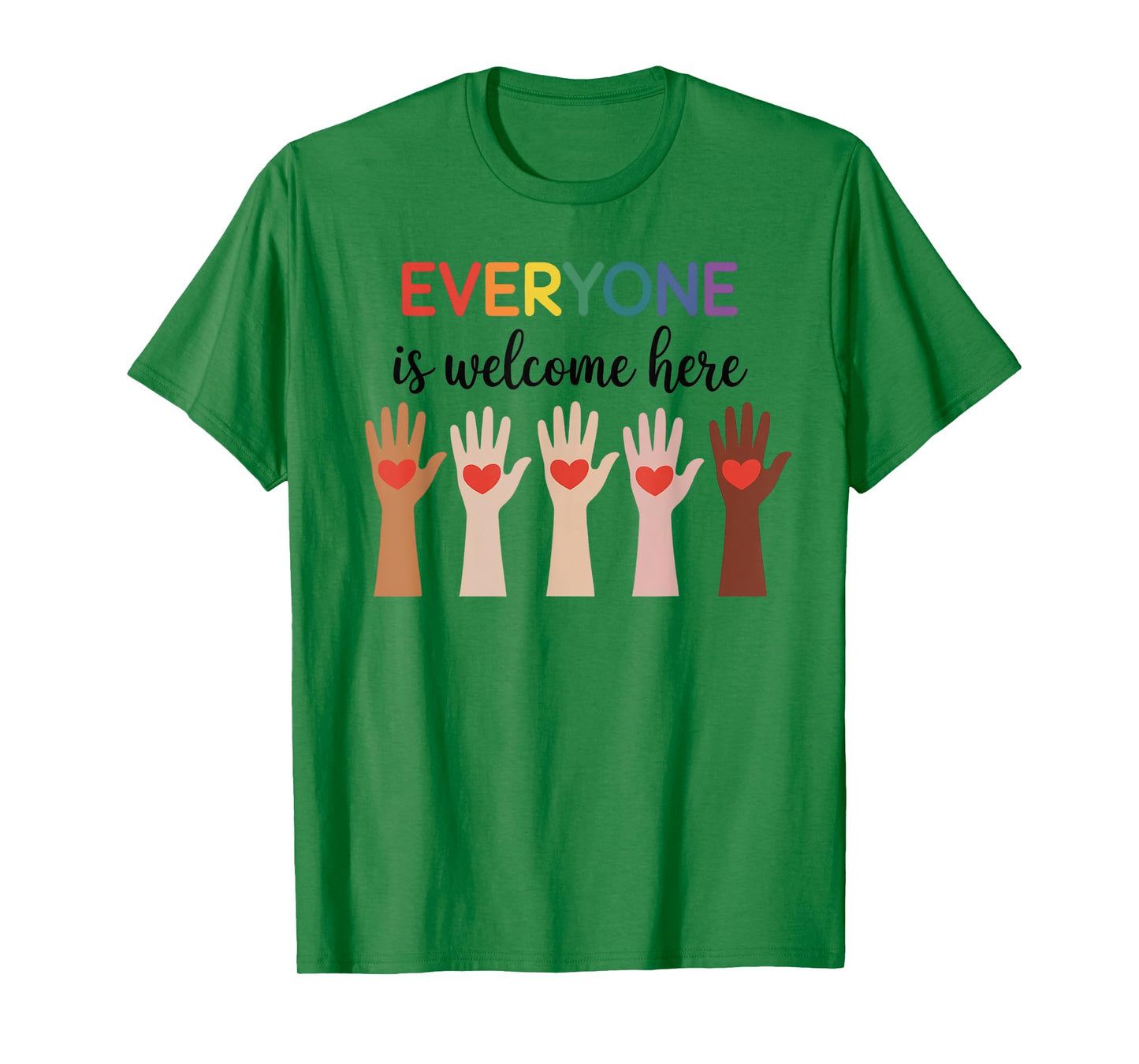 Everyone Is Welcome Here Idaho Teacher T-Shirt